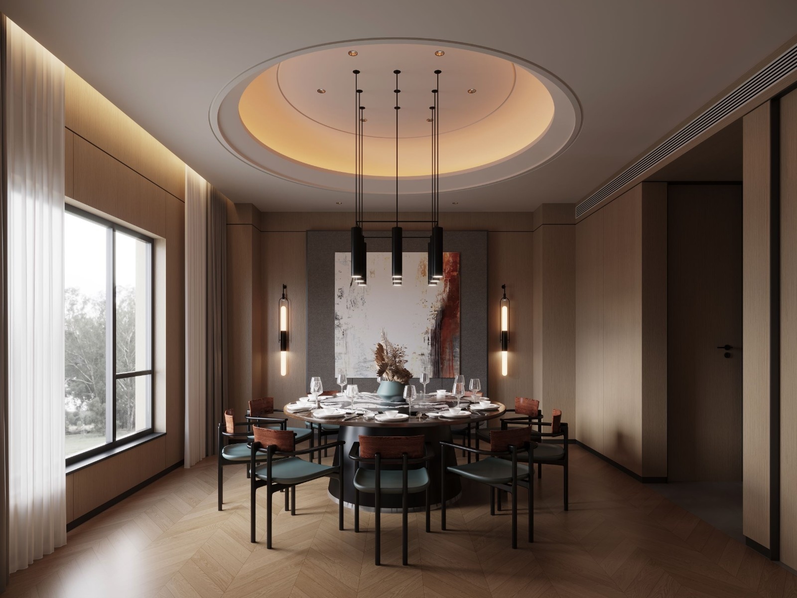 企迪家具：餐廳家具效果圖引領(lǐng)空間設(shè)計(jì)潮流